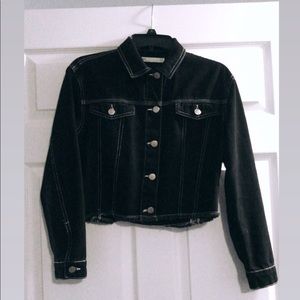 Zara Black Jean / Denim Jacket Small